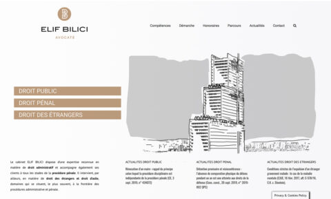 Création site internet avocats Elif Bilici